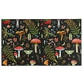 thumbnail image 1 of Mushroom Plant Crystal Velvet Nonslip Floor Mat, Entryway Doormat Durable Low-Profile Mat Home Decor, Rug Washable Kitchen Bathroom Laundry Bedroom Living Room Door Mat 30x17in, 1 of 7