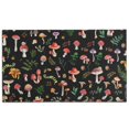 thumbnail image 1 of Mushroom Plant Crystal Velvet Nonslip Floor Mat, Entryway Doormat Durable Low-Profile Mat Home Decor, Throw Rugs Washable Kitchen Bathroom Laundry Bedroom Living Room Door Mats 30x17in, 1 of 7