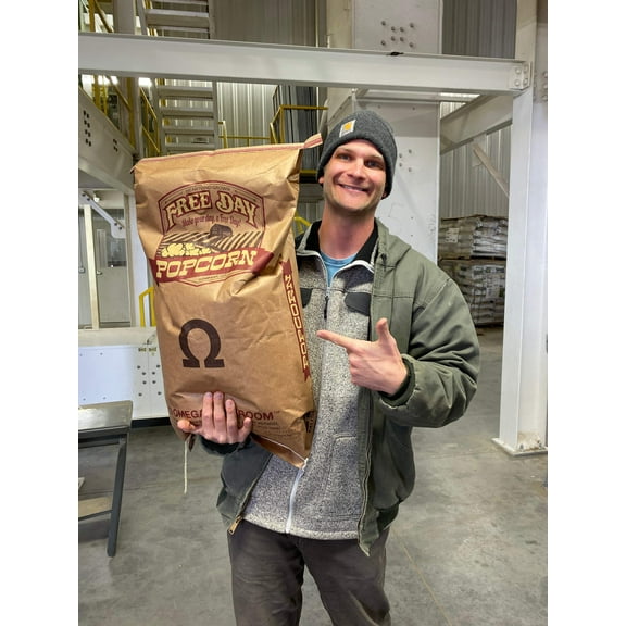 Mushroom Popcorn, 50 lb bag: Farm Fresh, Non-GMO Free Day Popcorn Kernels | Small Farm. Big Flavor