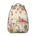 thumbnail image 1 of Mushroom Print Backpack for Women Men, Cute Water Resistant College School Bookbag, Lightweight Durable Laptop Backpacks for Teen Girls, Large Capacity Travel Backpack, Great Gift Idea for Students, 1 of 6