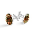 thumbnail image 1 of Mushroom Ravishing Formal Attire Stainless Steel Cuff Link Set for Special Occasions, 1 of 6