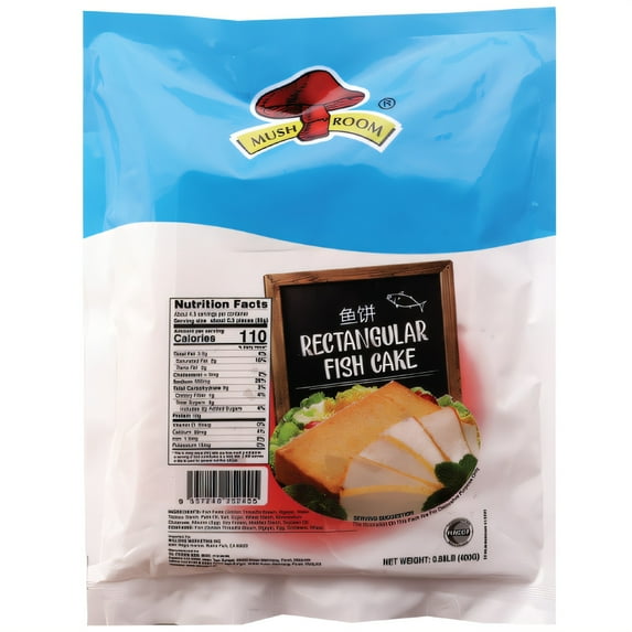 Mushroom Rectangular Fish Cake