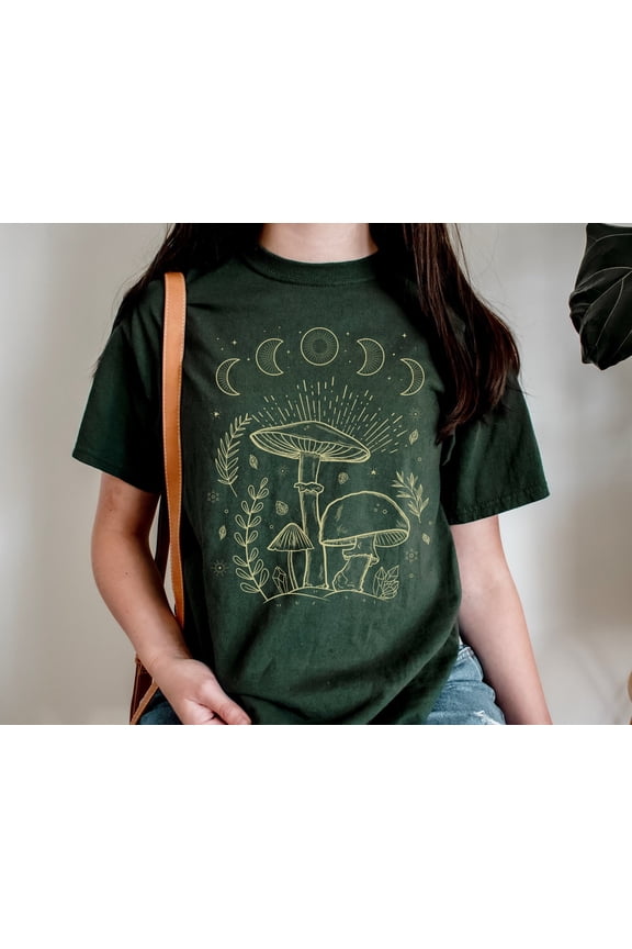 Mushroom Shirt Mushroom T Shirt Cottagecore Shirt Cottagecore Clothes TShirt Goblincore Cl