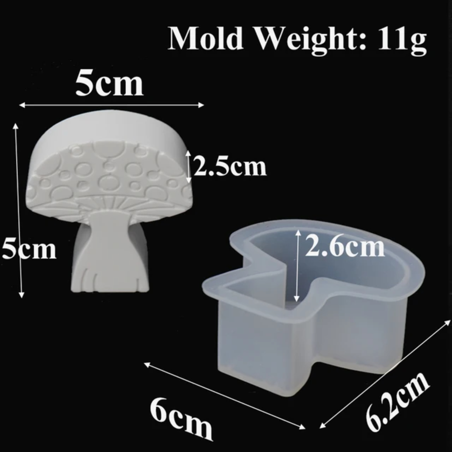 Mushroom Silicone Mold Candle Making Supplies Handmade Soap Silicone