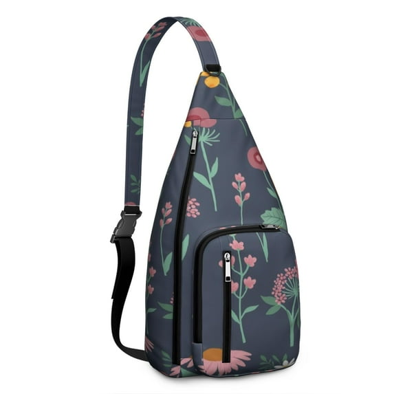 Mushroom Sling Backpack Small Travel Backpack for Cycling Mountain Climbing