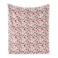 thumbnail image 1 of Mushroom Soft Flannel Fleece Blanket, Various Graphics of Mushrooms Pixel Sketch Flourish Line Art Doodle Cartoon Styles, Cozy Plush for Indoor and Outdoor Use, 50" x 60", Multicolor, by Ambesonne, 1 of 6