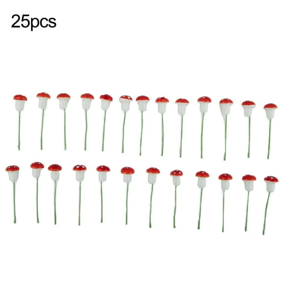 Mushroom Statue Decoration Garden Ornament Replacement Small Toadstool