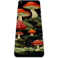 Mushroom TPE Yoga Mat Exercise Mat for Yoga, Pilates, and Fitness