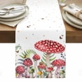 thumbnail image 1 of Mushroom Table Runner - 60 Inch Long, Kitchen Dining Table Runner Dresser Scarves, Butterfly Eucalyptus Leaf Butterfly Plant Farmhouse Decor for Coffee Tables Wedding Party Banquet, 1 of 8