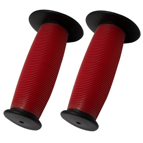 Mushroom Two-Tone Bike Grips(Black/Red)