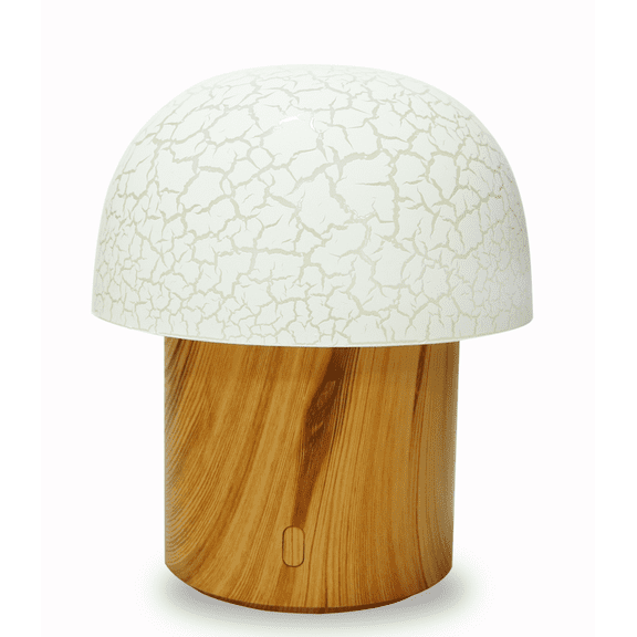 Mushroom Ultrasonic Essential Oil Diffuser, 160ml Aroma Diffuser with Table Lamp, Soft Night Light, Type-C Portable Cool Mist Humidifier for Bedroom Office Home