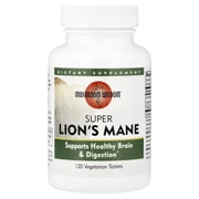 Mushroom Wisdom Super Lions Mane, 120 Vegetarian Tablets