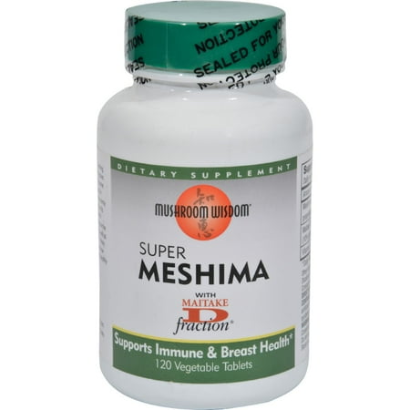 Mushroom Wisdom Super Mashima with Maitake D-fraction - 120 Vegetable Tablets