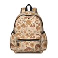 thumbnail image 1 of Mushroom and Eye Cream Pattern Backpack for School, Cute School Bag with Adjustable Shoulder Straps and Padded Back, 13.4"x11"x4.7", 1 of 5