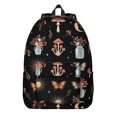 thumbnail image 1 of Mushroom and Sun Gothic Pattern Backpack for School, Cute School Bag with Adjustable Shoulder Straps and Padded Back, 15.7"x11.8"x5.5", 1 of 5