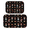 thumbnail image 1 of Mushroom and Sun Gothic Pattern Bath Mat Set Of 2,Non-Slip Rug for Bathroom,Kitchen,Bedroom,Entrance, 30x17 and 23.5x15.7 Inches, 1 of 5