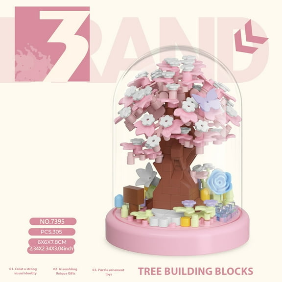 Mushroom animal building block toy:Mushrooms Bear