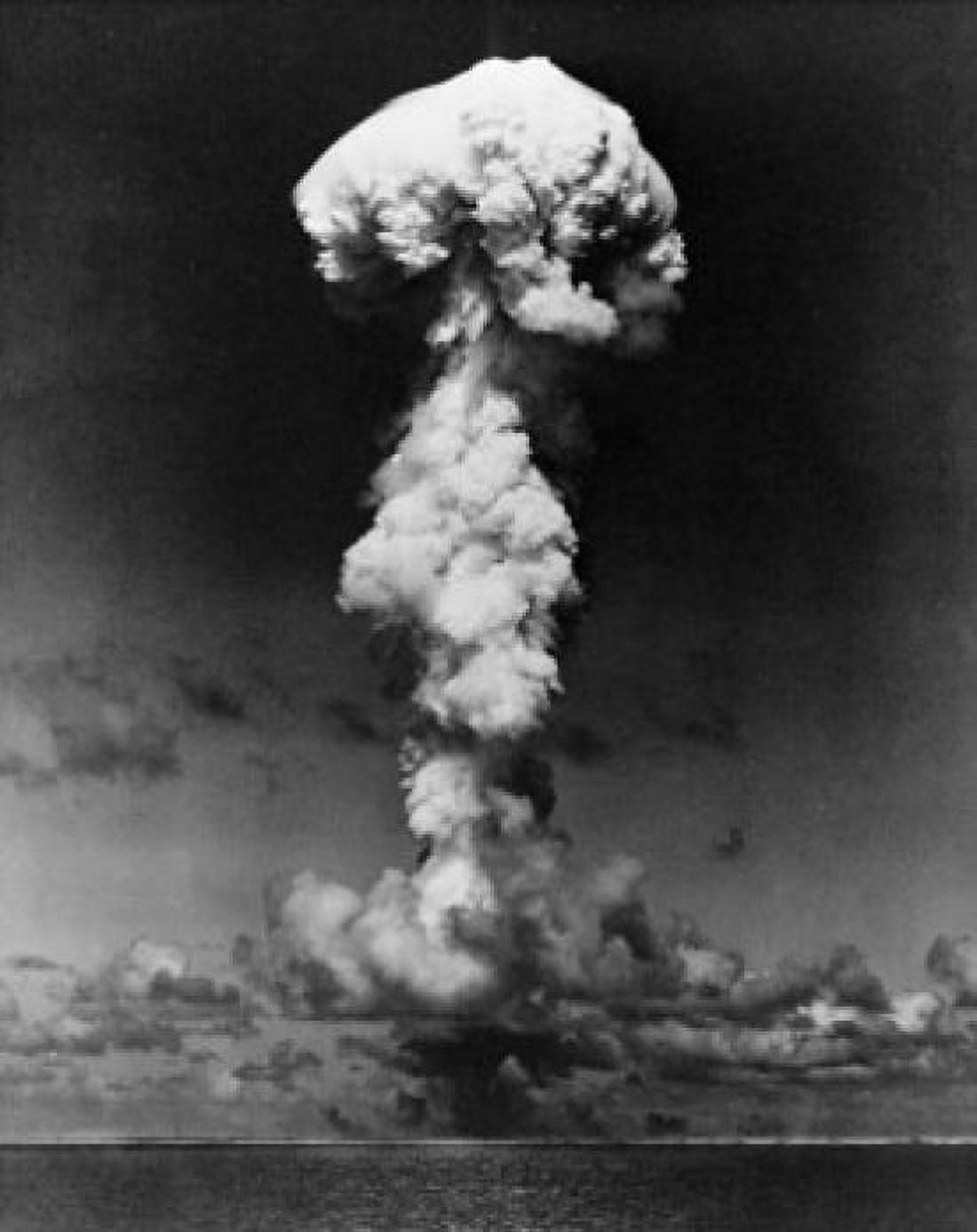 Mushroom cloud formed by an atomic bomb explosion Canvas Art - (24 x 36)