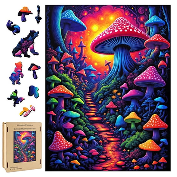 Mushroom wood puzzle | Trending Now
