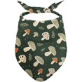 thumbnail image 1 of Mushrooms Bandanas, Sage Green Mushroom Dog Scarf, Fall Accessories for Medium Large Dogs, 1 of 4
