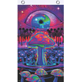 thumbnail image 1 of Mushrooms Blacklight Reactive Fly Flag 3' x 5', 1 of 5