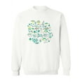 thumbnail image 1 of Mushrooms World Design Sweatshirt Women -Image by Shutterstock, Female x-Large, 1 of 4