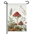 thumbnail image 1 of Mushrooms and Fern Garden Flags 12×18 Inch Double Sided Decorative Yard Banner Seasonal Flag for Outdoor Outside Decor, 1 of 6