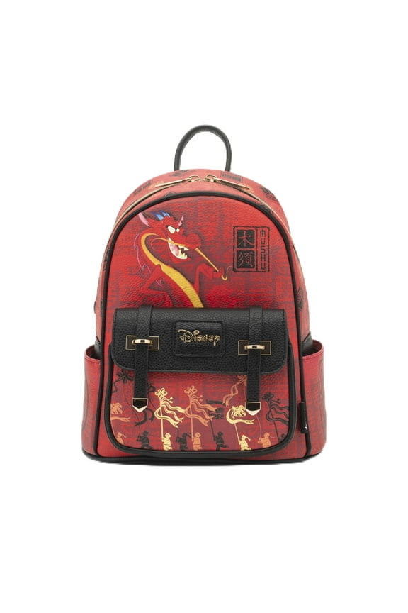 Mushu from Mulan WondaPop 11" Vegan Leather Fashion Mini Backpack