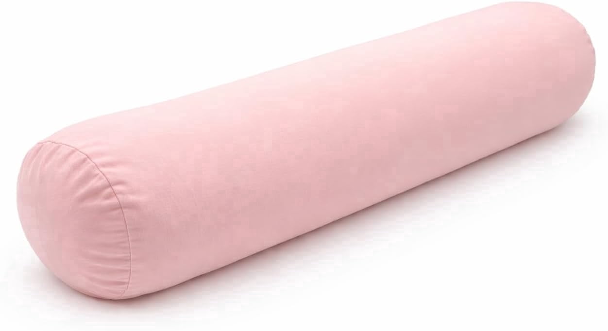 Mushy Pillows Compact Body Pillow – Moldable Microbead Support for Side Sleepers, 30" x 8"