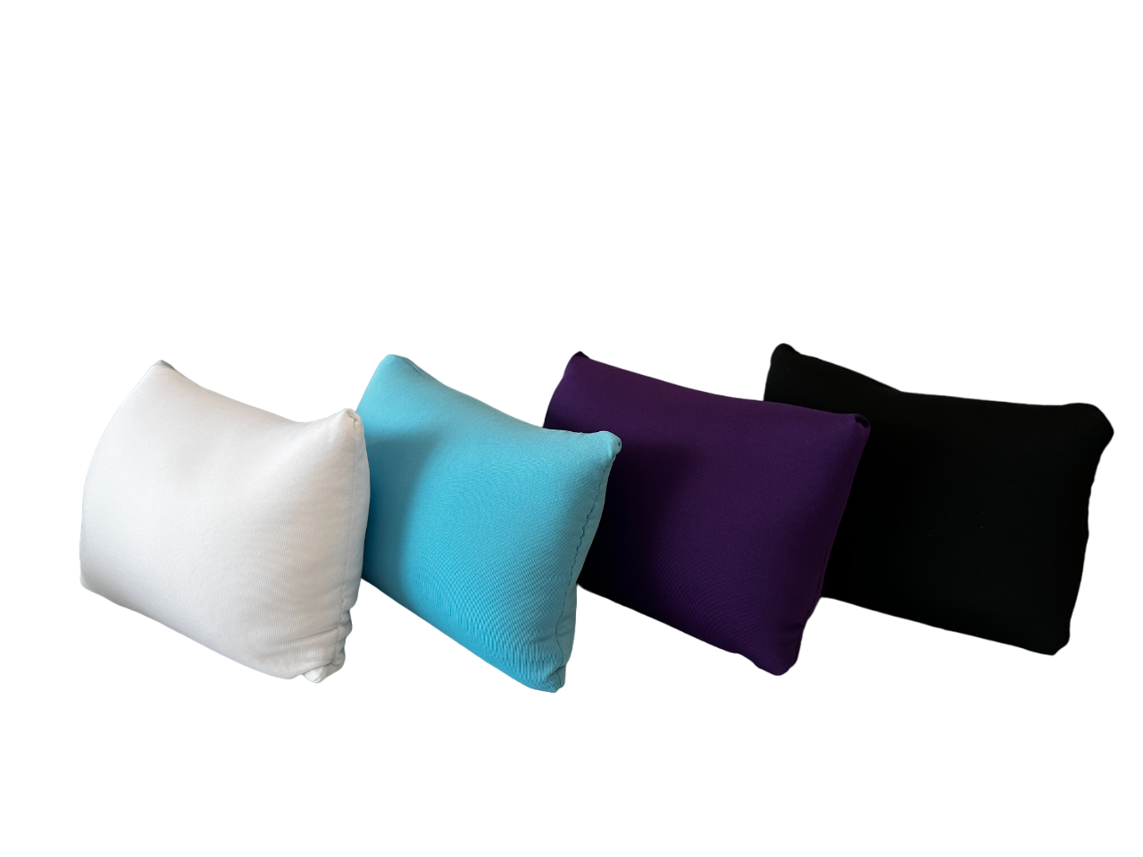 Mushy Pillows Microbead Mini Rectangle PillowWhite 8 Inches x 5 Inches