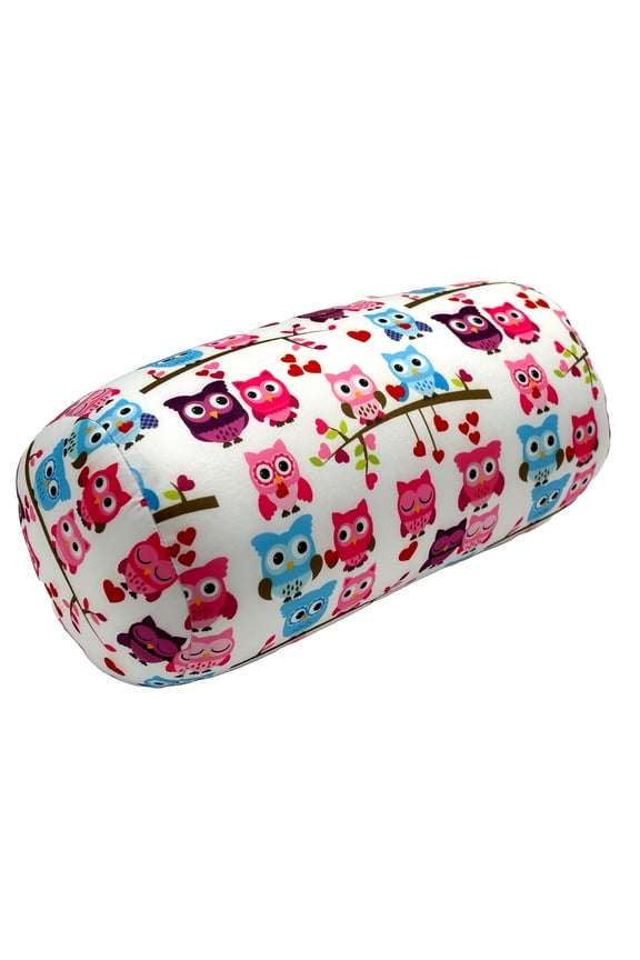 Ultra-Soft Microbead Roll Bolster for Back & Neck Support, Travel, and Therapy