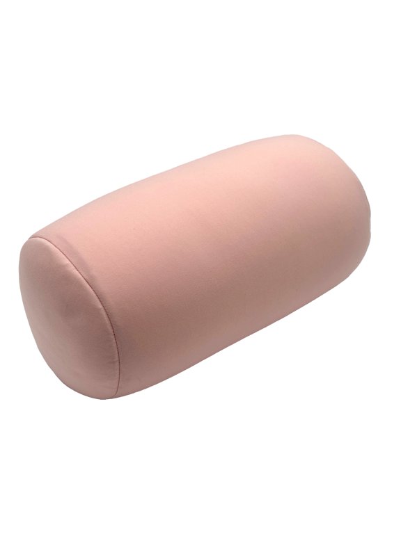Microbead Roll Pillow Moldable Neck Knee Recliner Support Bolster