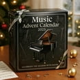 thumbnail image 1 of Music Advent Calendar 2025 Christmas Countdown Holiday Decor with Sound, Festive Interactive Display for Home, Office, Living Room or Bedroom Seasonal Use, 1 of 3