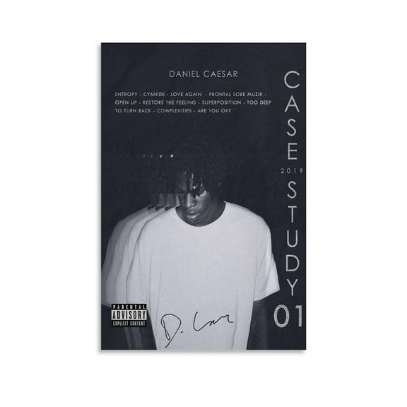 Music Album Cover Daniel Caesar Signed Poster Praise Break Poster Prints Canvas Wall Art for Trendy Dorm Room Decor Aesthetic Gift