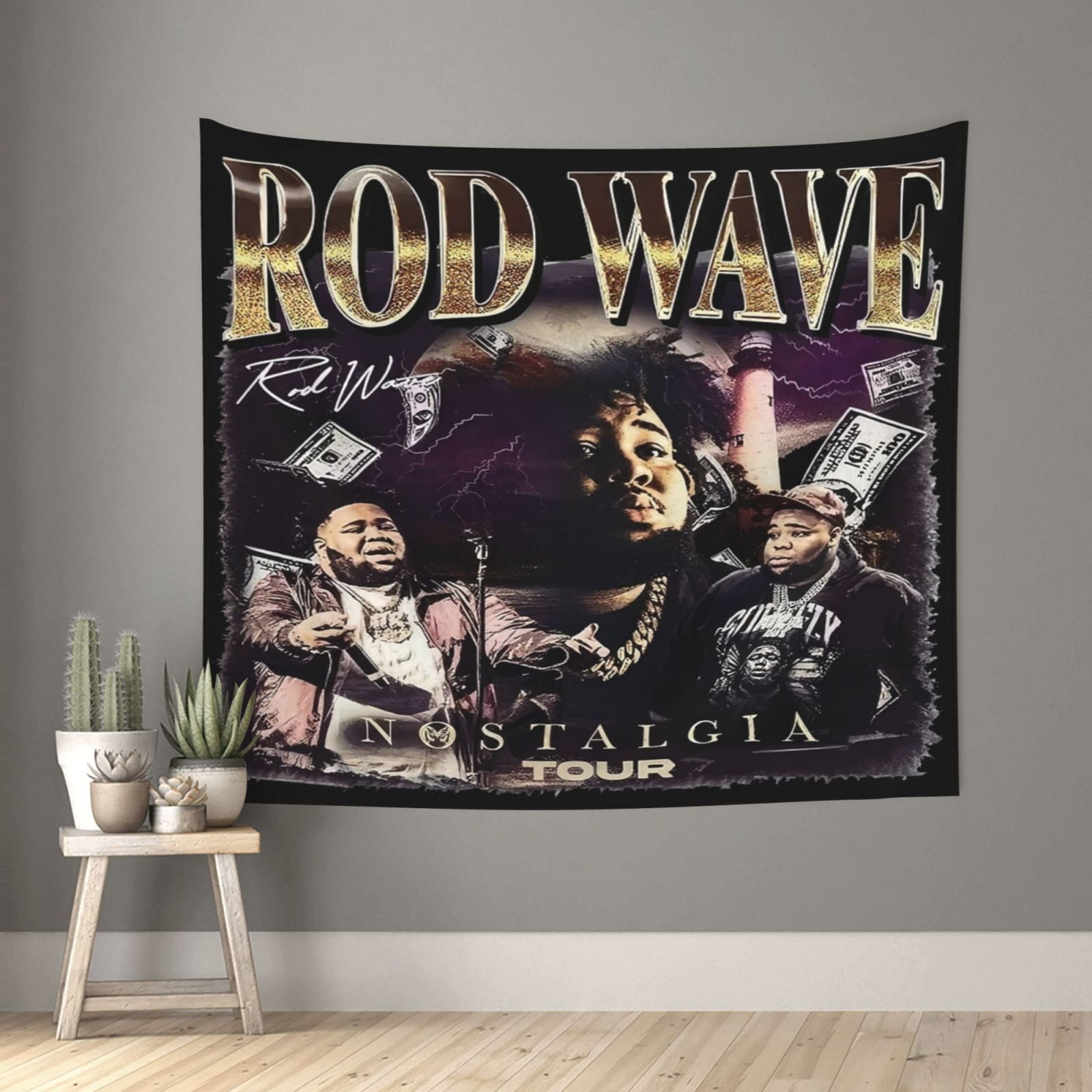 Music Album Cover Rod Wave Art Tapestry Wall Art Poster Tapestry Gifts