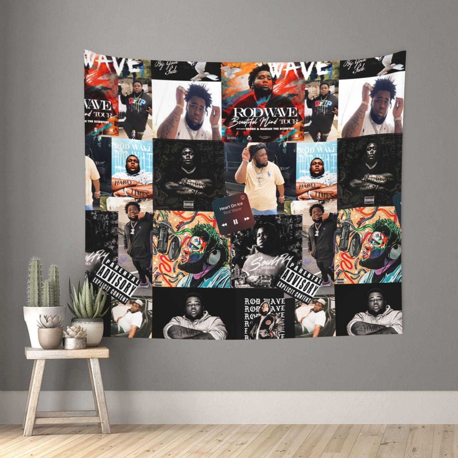 Collage Picture Of Tapestry Album Cover Music Album Cover Rod Wave