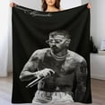 thumbnail image 1 of Music Album Rauw Cover Blanket Lightweight and Warm Song Cover Alejandro Comfortable Sofa Blanket, Air Conditioning Blanket, Sofa Bedding, Living Room Decoration 30""x40"", Style, 1 of 6