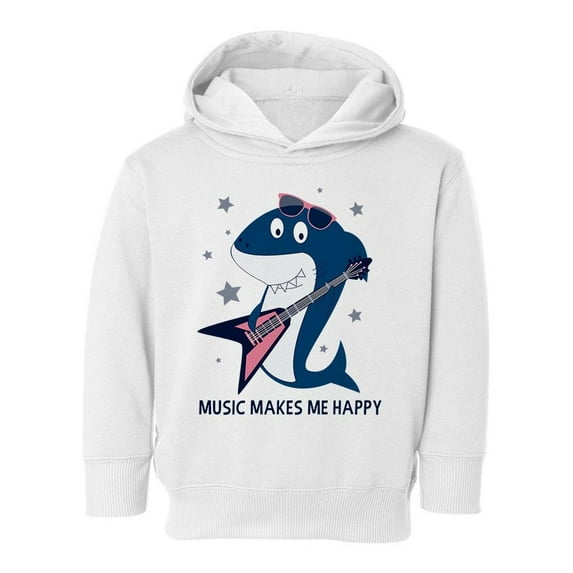 Music And Shark Hoodie Toddler -Image by Shutterstock, 4 Toddler
