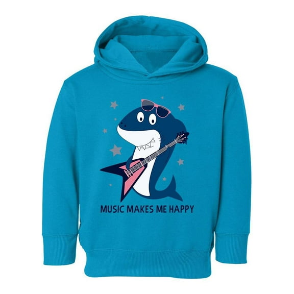 Music And Shark Hoodie Toddler -Image by Shutterstock, 4 Toddler