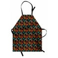 thumbnail image 1 of Music Apron Notes and DJ Headphones Pop Art Style Retro Sound Melody Rhythm Pitch Beats Graphic, Unisex Kitchen Bib Apron with Adjustable Neck for Cooking Baking Gardening, Multicolor, by Ambesonne, 1 of 3
