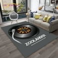thumbnail image 1 of Music Art 3D Vinyl Record Retro Carpet Rug for Home Living Room Bedroom Sofa Doormat r Kid Play Area Rug Non-slip Floor Mat, 1 of 5