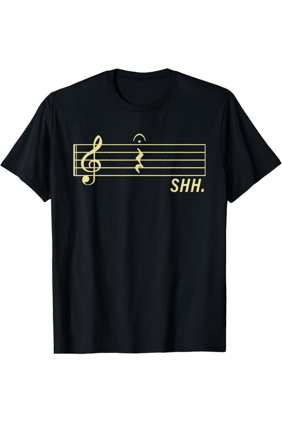 Music Art For Men Women Musical Note Musician Music Teacher T-Shirt