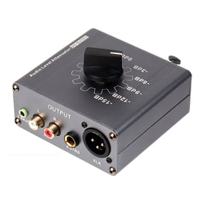 Music Attenuator With 3.5mm 6.35mm Inputs For Studio Live Adjustable Control