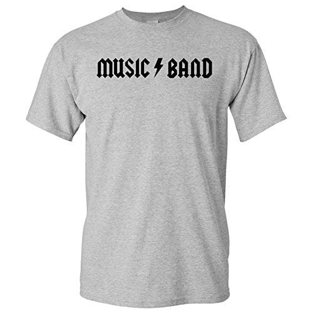 Music Band Adult Unisex T Shirt Large Sport Grey