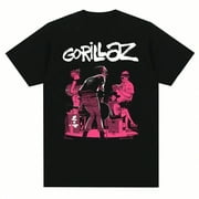 Music Band Gorillazs Punk Rock Print T Shirt 90s Casual Fashion Short Sleeve Plus Size Unisex Tops Graphic Y2k Women Clothing