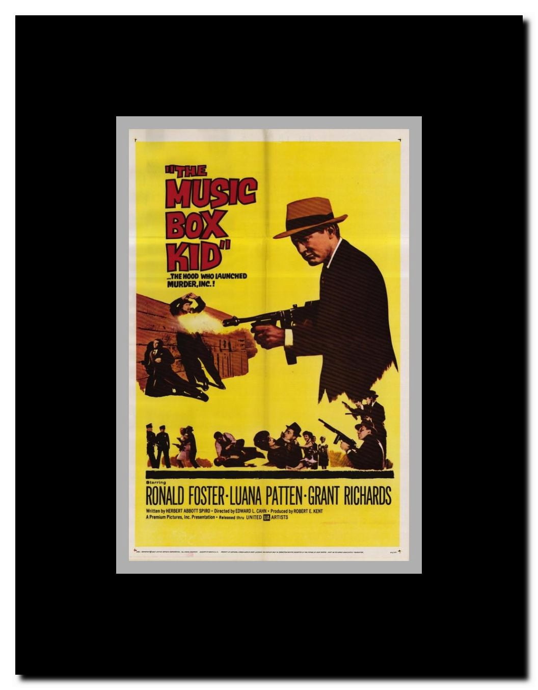 Music Box Kid Framed Movie Poster