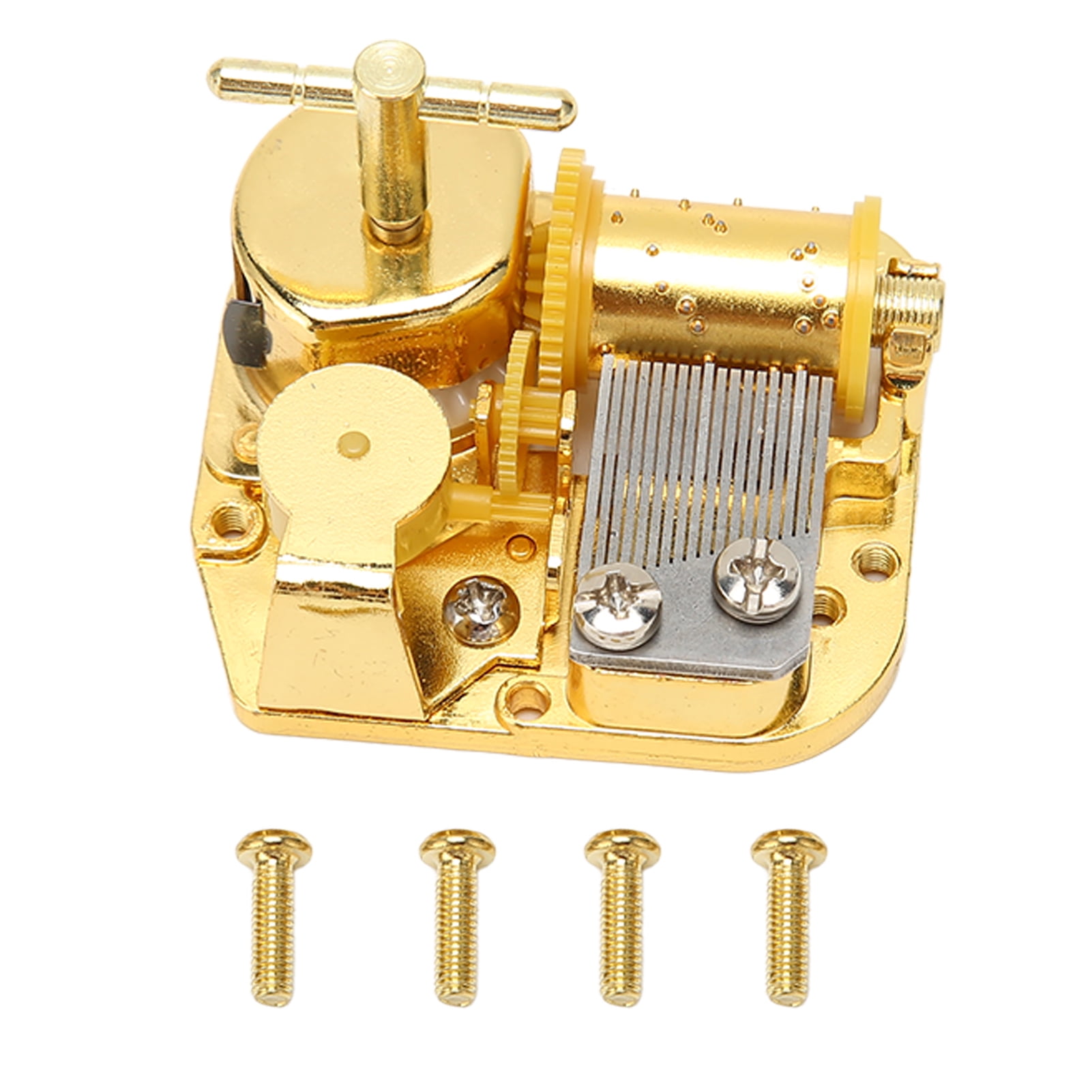 Music Box Movement Golden Clockwork Music Box Windup Musical Mechanism