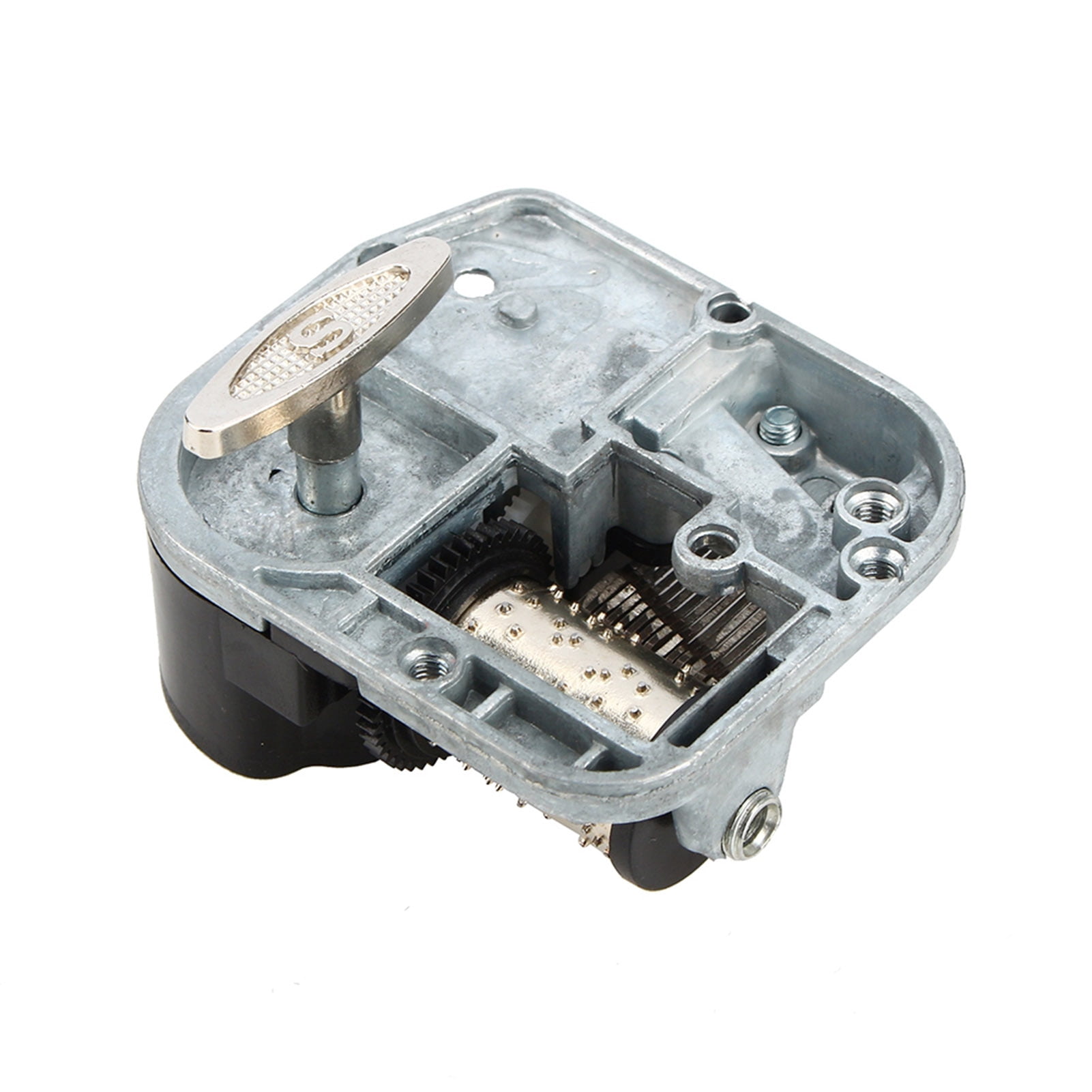 Music Box Movement, Wind Up Musical Spring Hand Crank Music Box Parts