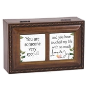 Cottage Garden You Are Someone Very Special - Multicolor 6 x 4 Inch Poly-Cast Resin Musical Jewelry Box