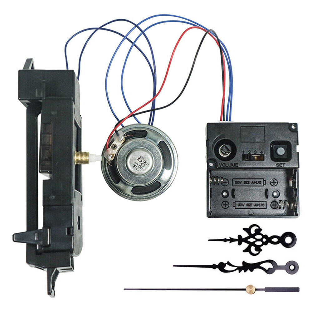 Music Box Quartz Wall Clock Swing Mechanism Movement Chime Kits Repair Parts Set
